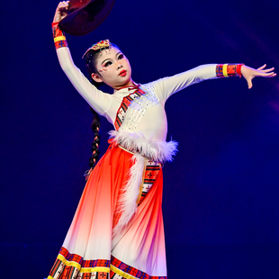 次仁拉索中 国 舞 ( 独 舞 )舞蹈服装舞台演出表演服装独舞