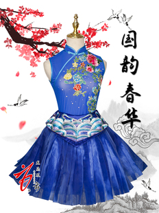 龙飞凤舞《国韵春华》舞蹈服荷花奖小小舞蹈家桃李杯考级表演服