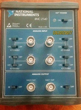 美国NI信号接线盒BNC-2140 现货 PCI6220 6221 6251