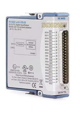 NI with DSUB 9403  双向数字输入输出模块5V/TTL 32-Ch TTL