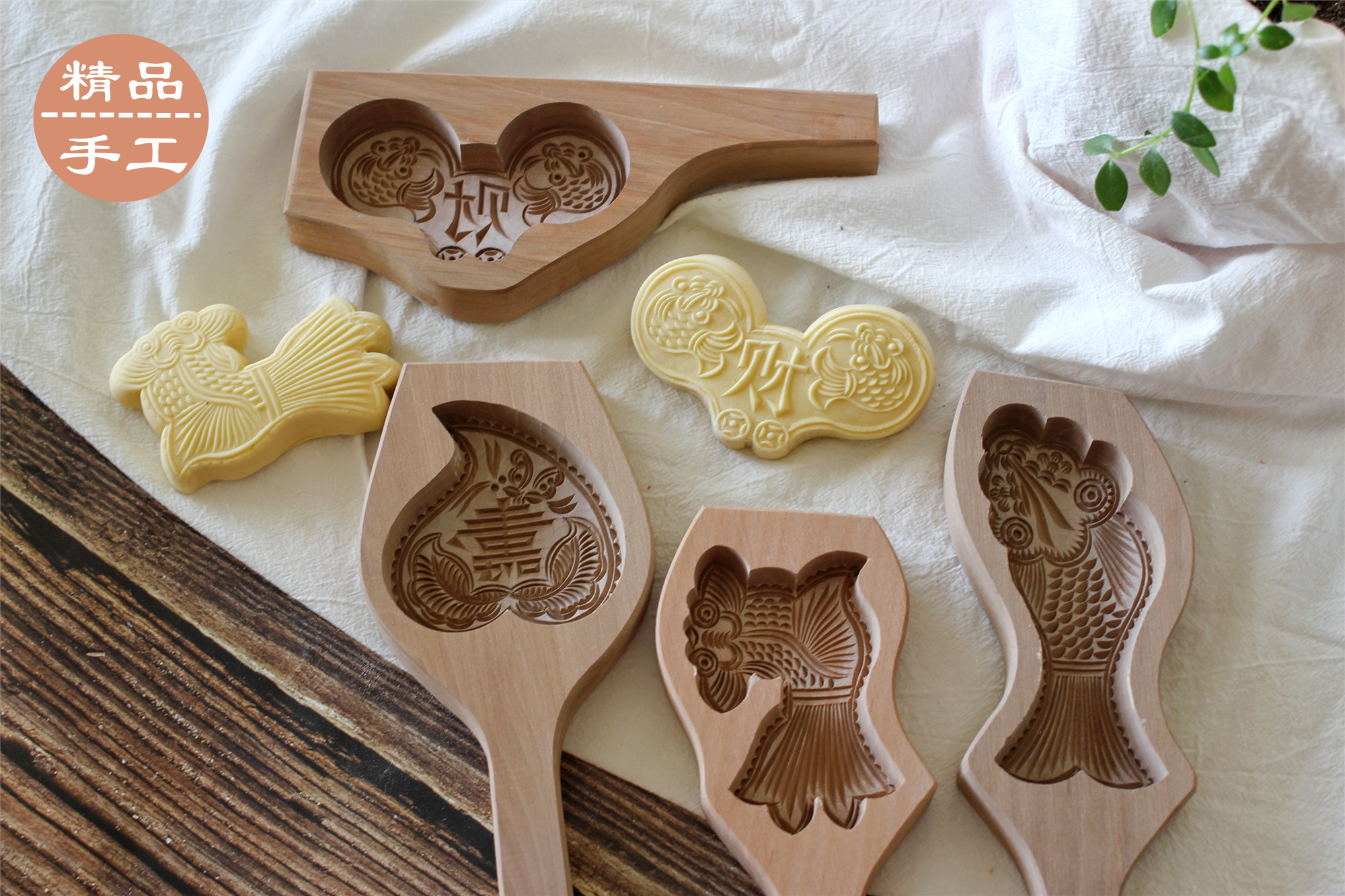 手工馒头花瓣家精品雕刻