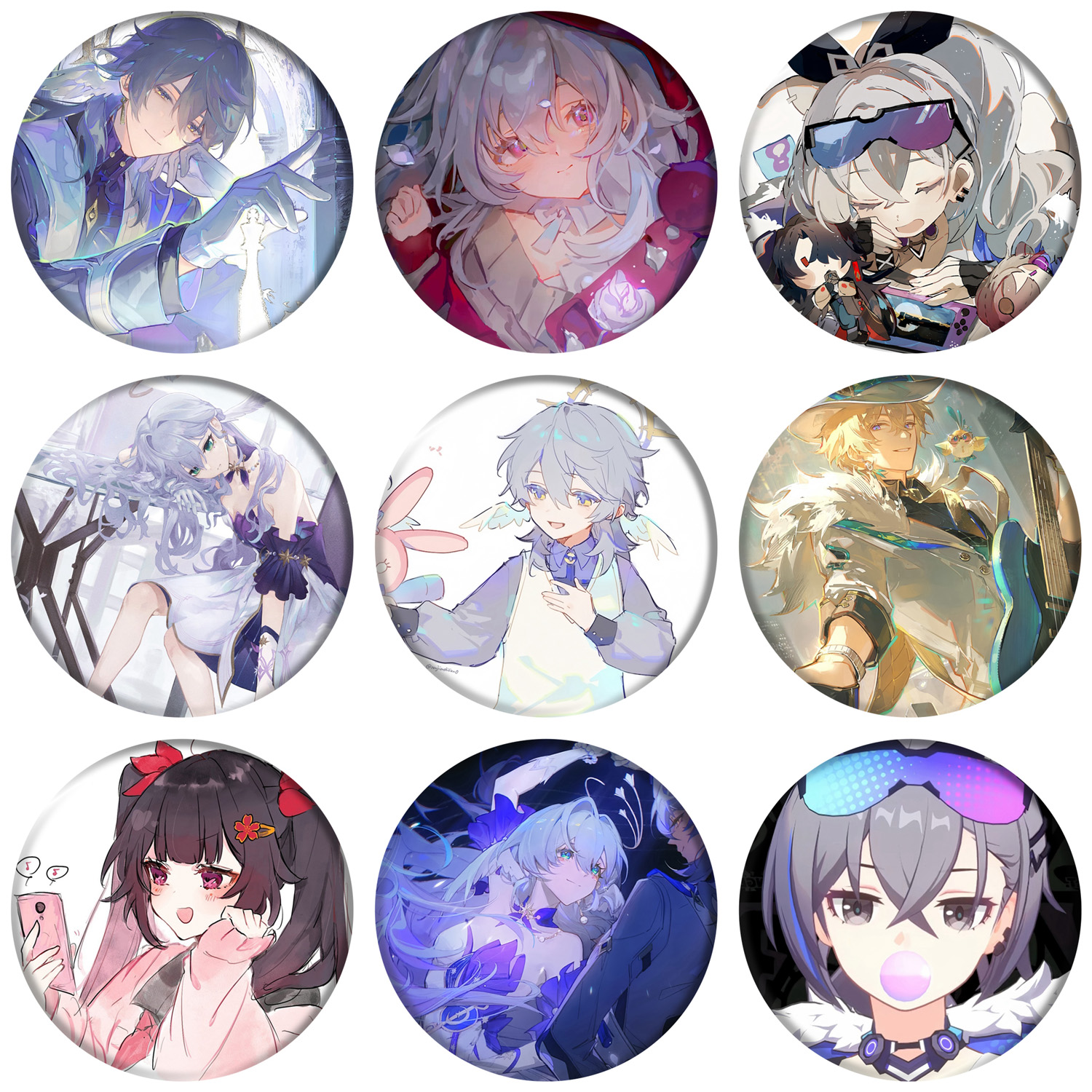 崩坏游戏周边吧唧谷子二次元动漫徽章收藏小礼品送朋友可爱饰品