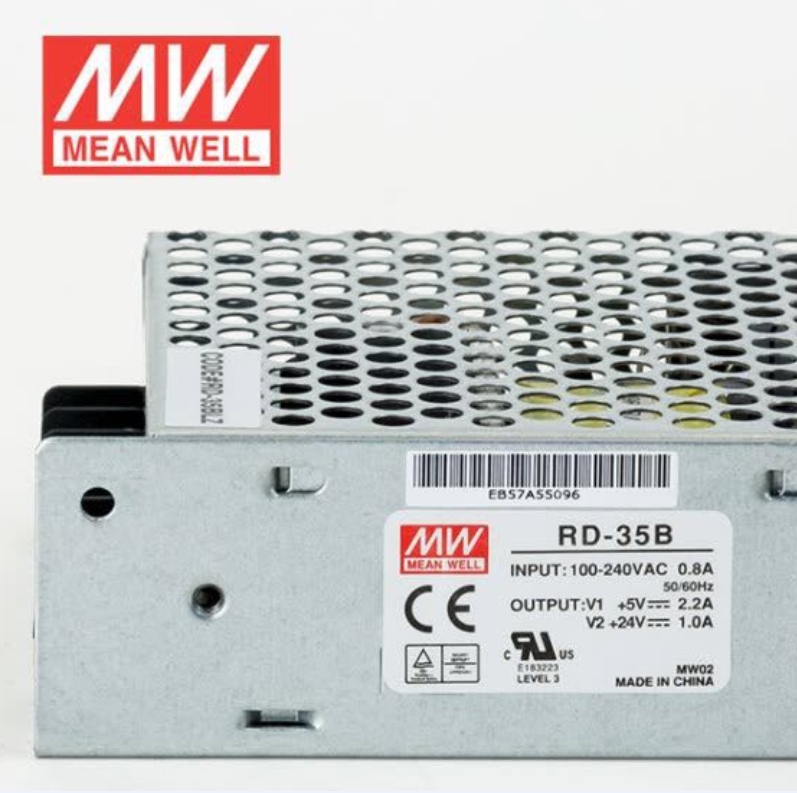 RD-35B台湾明纬开关电源双组输出35W 5V4A/24V可替NED-35B/D-30B