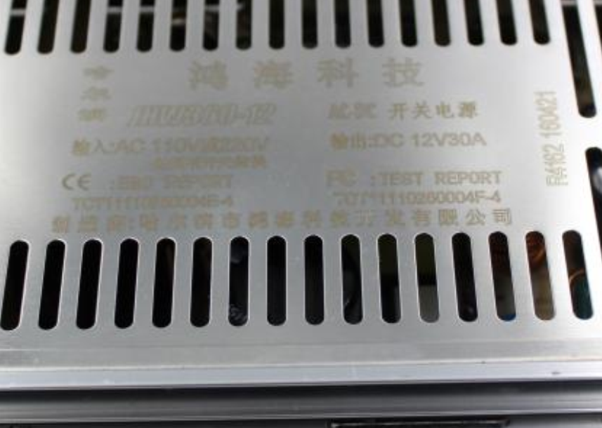 鸿海科技开关电源，JHW360-12, 12V30A超薄电源 监控电源假一赔十