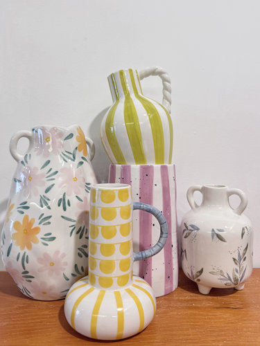 外贸出口 孤品 花朵系列 手工  陶瓷花瓶 花盆 多肉花盆 摆件