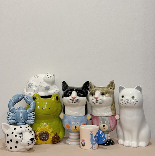 外贸 动物系列 陶瓷花盆、花瓶、摆件、水壶 储物 摆件 储物罐