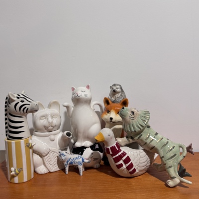 外贸 动物系列 陶瓷花盆、花瓶、摆件、水壶 储物 摆件 储物罐