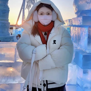 韩国restandrecreation2025冬加厚棉服保暖泡芙面包服棉袄外套女