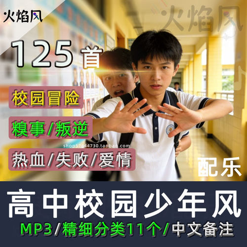 高中校园生活热血叛逆配乐