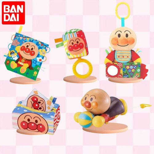 日本面包超人新生儿布艺摇铃