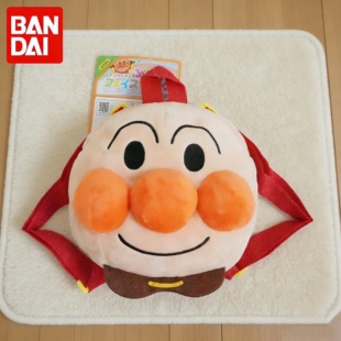 万代面包超人婴幼儿卡通小背包可爱防走失双肩包宝宝小书包1-3岁