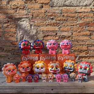 鲤物文创｜向阳狮摆件泉州伴手礼吉祥物创意风狮爷石敢当