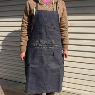 牛仔布劳动布工作围裙 防火花飞溅烧焊围裙加厚耐磨劳保围裙批发