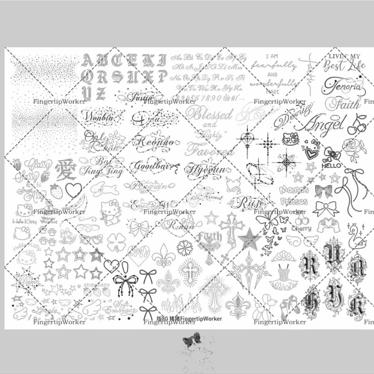 二、梦诚代理 美甲印花板