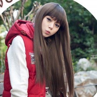 Perruque Long cheveux raides - Ref 2612846 Image 1