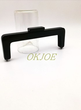 22CM黑色长方形亚克力口金 晚装包较提手 diy手工包包手挽