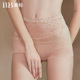 美标100%桑蚕丝真丝内档女士春秋高腰无痕纯色透气丝绸三角内裤 夏
