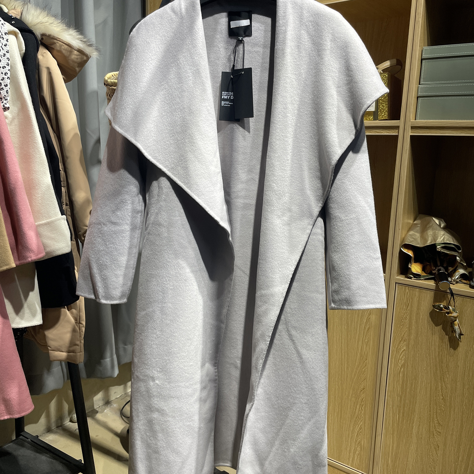 [欧]兰米特卖冬装中长款双面妮外套毛呢大衣1ZH4344290