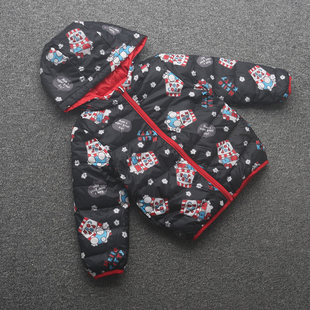 [凯]兰米特卖秋冬新款童装女童中大童轻薄带帽羽绒服外套保暖时尚