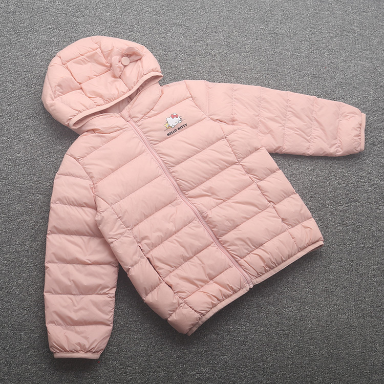 [凯]兰米特卖秋冬新款童装女童轻薄羽绒服外套时尚洋气连帽保暖