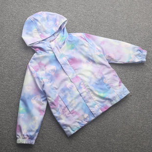 [迪]兰米秋冬新款童装中大童女童冲锋衣外套时尚保暖防风两件套