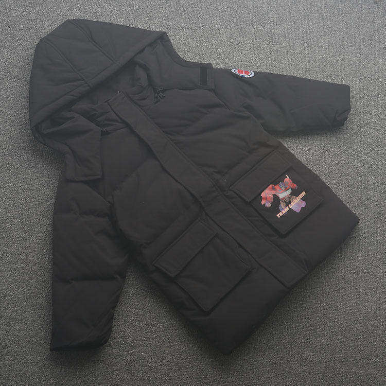 [皇]兰米特卖男童带帽羽绒服儿童新款中长款加厚防寒外套潮流冬装