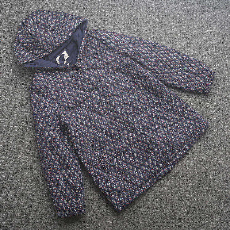 [朗]兰米特卖正品冬装新款大码中老年女装棉衣中长款妈妈装DM1626