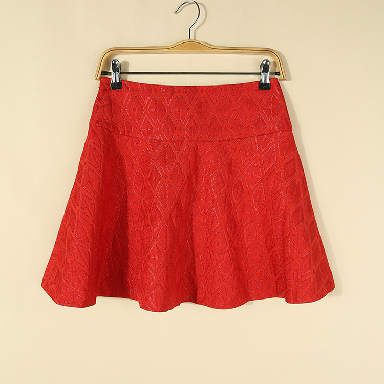 [五]兰米特卖夏春秋正品纯色提花菱格纹半身裙短裙2yl3073640清仓|msdalam kategori Butik wanita / wanita, skirt - dari Buy2taobao.com untuk memberikan perkhidmatan ejen Taobao profesional membeli