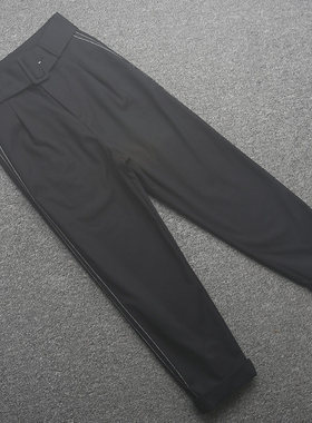 [艾]兰米特卖春季新款高腰显瘦时尚百搭气质休闲裤T2010CK004S