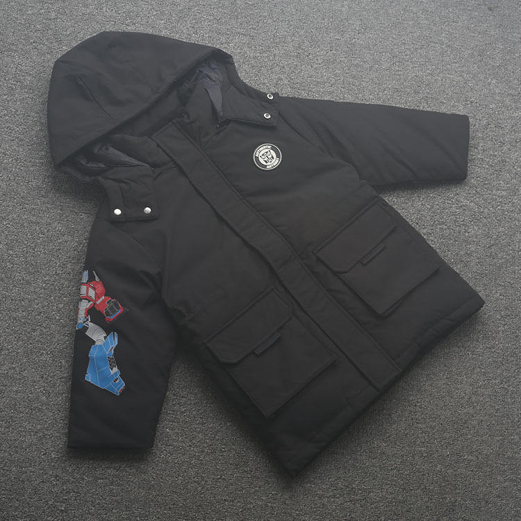 [皇]兰米特卖儿童羽绒服加厚中长款男童新款冬季宝宝中大童派克服