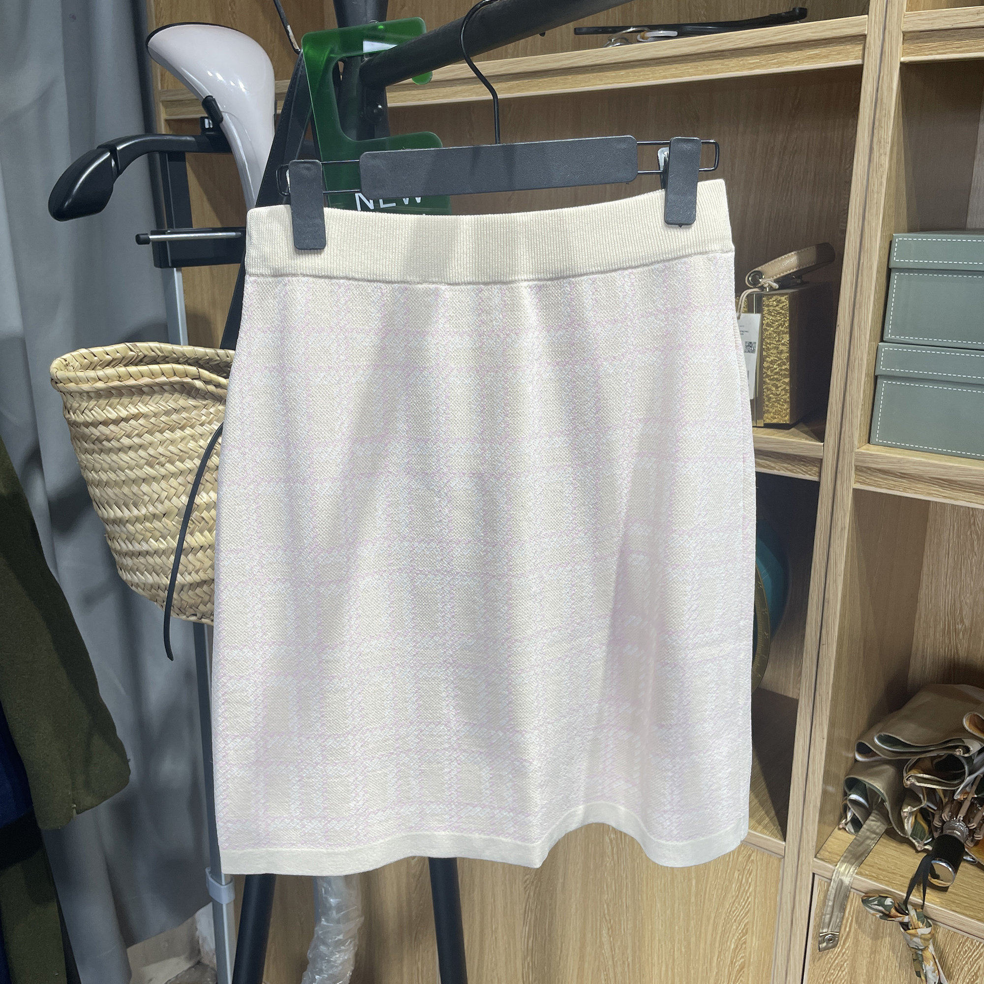[五]兰米特卖裙子女春秋半身裙百搭休闲显瘦针织包臀裙一步裙潮