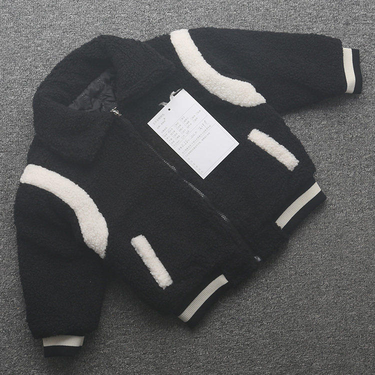 [迪]兰米特卖秋冬新款童装男童中大童棉服毛毛衣洋气棉衣外套潮