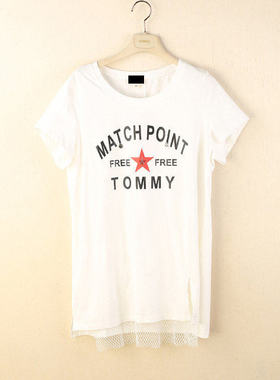 [芊]兰米特卖夏正品大码加大码时尚短袖棉T恤W72T15145