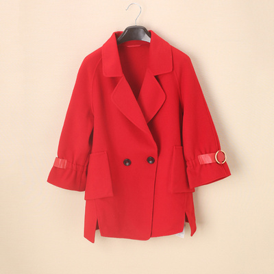 兰]正品奢华中长款双面呢外套