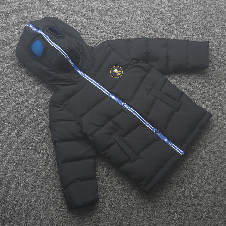 [ab]兰米特卖冬季新款童装男童中大童中长款连帽羽绒服保暖外套