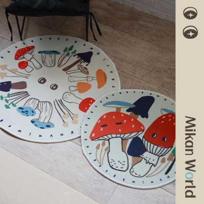 娃屋蘑菇系列角落飘窗氛围地毯