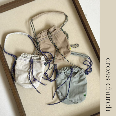 CrossChurch2025BJD手作户外露营风小包包斜挎包手作可做耳机包挂