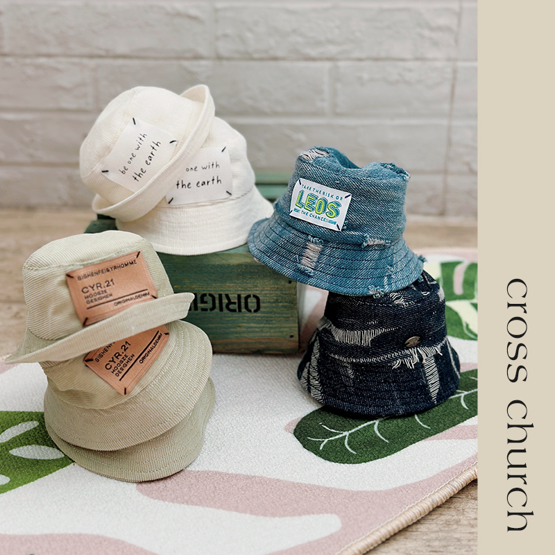 娃用多款渔夫帽牛仔灯芯绒棉麻日常帽子BJD22-23头围75叔叔68尺寸