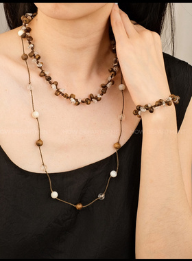 源700+！现89元起！手稿系列项链手链 沉香与天然石搭配组合 太美