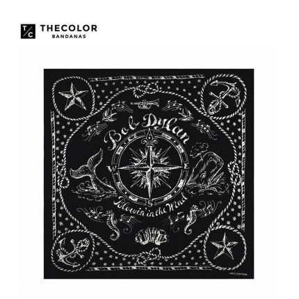 THECOLOR BANDANA美式海盗骑行围脖纯棉方巾摩托车嘻哈面巾头巾