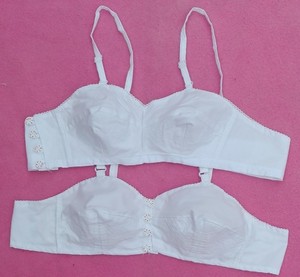 中老年布文胸前扣后扣侧扣背心胸罩妇女老人布文胸