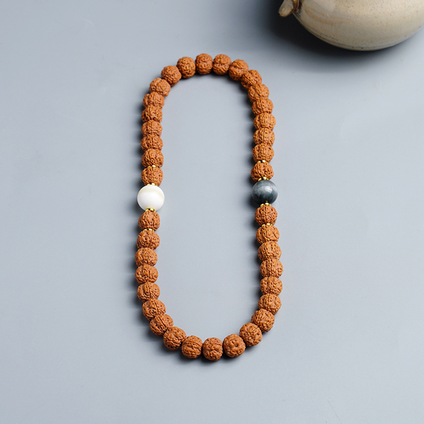 小金刚菩提子手串手持男女配饰文玩精品五瓣五星龙纹盘玩正品