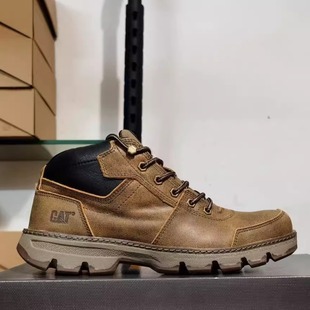 CAT高帮男鞋卡特防水防滑耐磨户外工装鞋透气保暖休闲徒步鞋秋冬