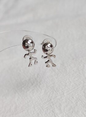时尚耳饰品925925纯银可爱