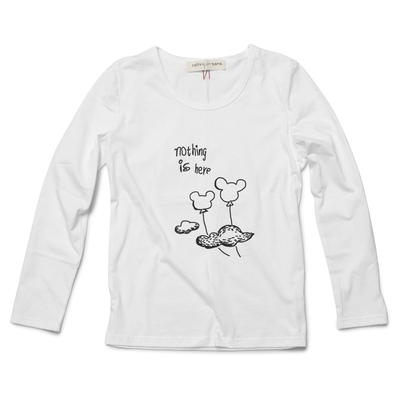 nothing.cn生活产品“不想长大的Disney”  全棉女款长袖t  0831a