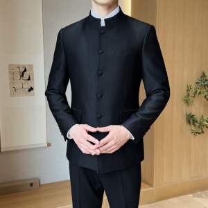 风 男士纽扣结 礼服套装 晚宴套装两件套 LJT1913/P240图片