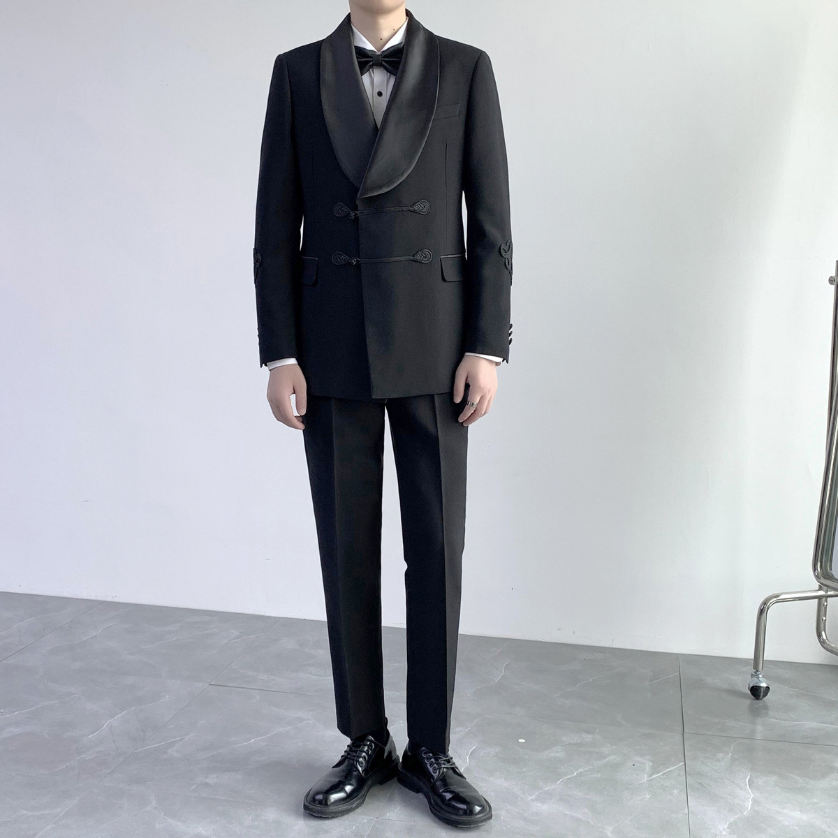 奢华婚礼风男士结礼服套装晚宴套装两件套LJT805/P260,男装休闲套装,电商A428