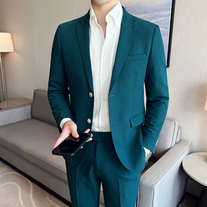 男士双扣西服套装  三色弹力面料西服  新郎西服套装 LJT902/P240图片