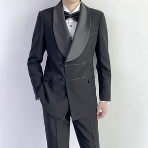 奢华婚礼风 男士结礼服套装 晚宴套装两件套 LJT805/P260图片