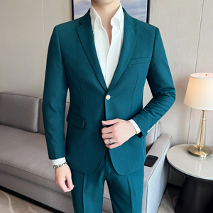 男士双扣西服套装  三色弹力面料西服  新郎西服套装 LJT902/P240图片
